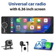 RADIOODTWARZACZ SAMOCHODOWY ESSGOO ANDROID CARPLAY KAMERA COFANIA