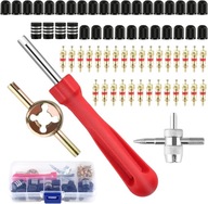 67x KLUCZ WKRĘTAK DO WKŁADÓW WENTYLI SAMOCHODOWYCH ZESTAW