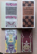 Dzienniki 1899-1905, 1909-1917, 1918-1929, 1930-1939- 5 tomów - Z.Nałkowska