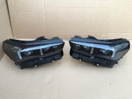 BMW 5 G60 Nowa LED Lampa Shadow czarna Black błotnik maska zderzak - M5 G90