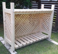 Drewutnia, regał ogrodowy, półka ogrodowa