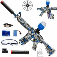 Pistolet kulki żelowe AKU Graffiti +3000 kulek + 2 tarcze, akumulator