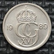 *SZWECJA [0073]*10 ore 1989 (SVERIGE) Król Karol XVI Gustaw Korona Monogram