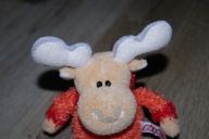 pluszak maskotka fajny renifer łoś Nici 25 cm