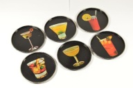 CIEKAWE STARE PODSTAWKI POD DRINKI Z PRZEPISAMI PIĘKNE!