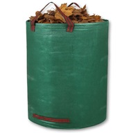 MOCNY WOREK OGRODOWY NA LIŚCIE ODPADY TRAWĘ SKŁADANY KOSZ Z UCHWYTAMI 270L