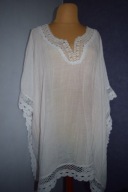 Piękna Sukienka biała bawełniana plaźowa prawie nowa_52