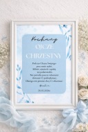 Zestaw Podziękowań dla Matki i Ojca Chrzestnego – Obrazy A4 | Komunia Św