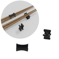 stojak i łącznik na pałeczki do sushi 10 sztuk