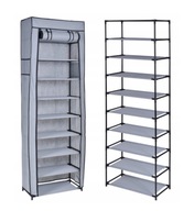 SZAFA NA BUTY OBUWIE MATERIAŁOWA TEKSTYLNA SKŁADANA PÓŁKA REGAŁ POJEMNA XXL