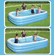 BASEN DMUCHANY OGRODOWY RODZINNY DLA DZEICI I DOROSŁYCH XXL 185x130cm