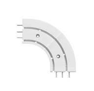 Łuk zewnętrzny podwójny szyna sufitowa PCV II-tor karnisz