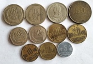 zestaw monet Peru 11 szt.