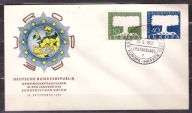 Niemcy Bund CEPT Europa koperta FDC 1957
