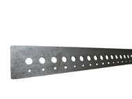 Szablon stolarski do wykonania rzędu otworów (14 i 16,2 mm) - 552x74x3 [mm]