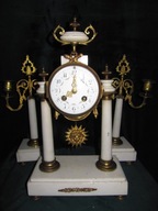 REZERWACJA-Dobra Cena Unikalny Zegar Kominkowy Empirowy ok,1850r