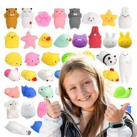 24 SZT. ZESTAW GNIOTKÓW SENSORYCZNYCH MOCHI SQUISHY GNIOTKI ANTYSTRESOWE IS
