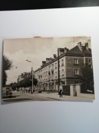 LUBLINIEC 1967- ULICA IGNACEGO PADEREWSKIEGO-SAMOCHÓD WARSZAWA- MIESO - SAM