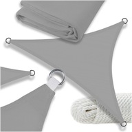 ŻAGIEL PRZECIWSŁONECZNY TRÓJKĄTNY UNIWERSALNY 4x4x4 SZARY