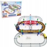 TOR WYŚCIGOWY CIUCHCIA KOLEJKA ELEKTRYCZNA LOKOMOTYWA AUTO 2W1 Z DŹWIĘKIEM