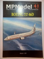 Samolot pasażerski BOEING 737-86D skala: 1:50 MPModel numer 40 (3/2018)