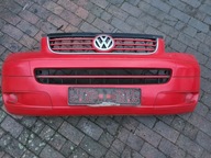 ZDERZAK + ATRAPA VW T5 MULTIVAN CARAVELLE CZERWONY 2003-2009 ROK