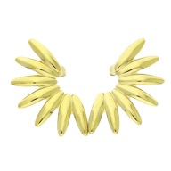 86907 Kolczyki złota stal chirurgiczna 316L eleganckie