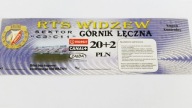 bilet WIDZEW Łódź - GÓRNIK Łęczna
