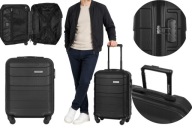 WALIZKA BARRENS TWARDA kabinowa ABS Basic 34l WYTRZYMAŁA 55x40x20cm Ryanair
