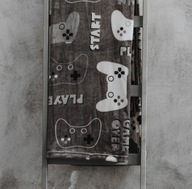 Koc dla gracza fana gier joystick konsola do pokoju chłopca Pad pled kocyk