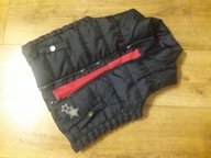 Bezrękawnik pikowany ocieplany granatowy 5-6lat