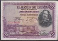 Hiszpania 50 Peseta 1928