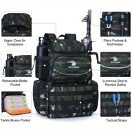 Nevo Rhino 40L Plecak Wędkarski Kamuflaż Camo Organizer na Akcesoria