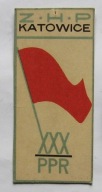 ZHP KATOWICE XXX PRL - plakietka tektura