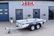 Mocna spawana przyczepa Wiola MAZOWIA PLUS DMC 750 kg.