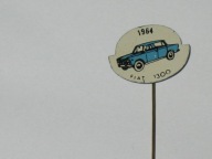 FIAT 300 auto 1964 odznaka z PRL
