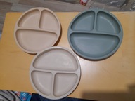 Talerzyk PandaEar zielony silikon 3szt