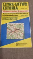 Mapa samochodowo-krajoznawcza Litwa-Łotwa-Estonia
