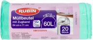 Rubin Worki na śmieci z taśmą 60 l 20 szt.