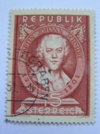 Austria - Johann Schmidt - malarz barokowy - Mi. 965 kasowany