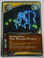 Karta Naruto CCG Jutsu Sealing Jutsu: Nine Phantom Dragons - J-462