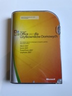 OFFICE 2007 DLA UŻYTKOWNIKÓW DOMOWYCH W IDEALNYM STANIE BOX