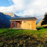 Domek ogrodowy letniskowy drewniany "Bergen" 6x3