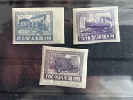 Rosja - set trzech znaczków