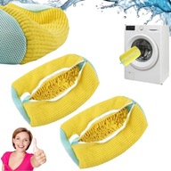 2X WOREK SIATKA DO PRANIA BUTÓW OBUWIA PRALKI MIKROFIBRA ZAMEK 39X19X18CM