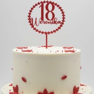 topper na tort dekoracja RÓŻNE KOLORY PERSONALIZACJA!!!