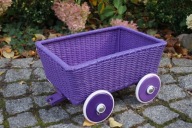 REKWIZYT FOTOGRAFIA WIKLINOWY WÓZEK VINTAGE SESJA NOWORODKOWA