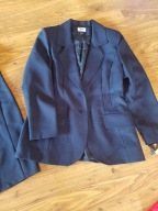 Piękna garsonka rozmiar 40 granat sukienka żakiet