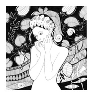 Obraz AKT rysumek neosecesja nr347