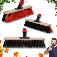 MIOTŁA SZCZOTKA RĘCZNA OGRODOWA DO ZAMIATANIA CHODNIKA LIŚCI ULICÓWKA 400MM